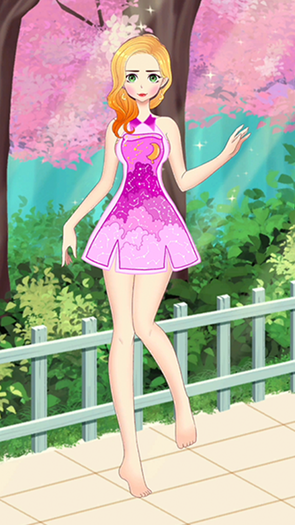 Anime Dress Up. Fashionable Girls – MirraGames